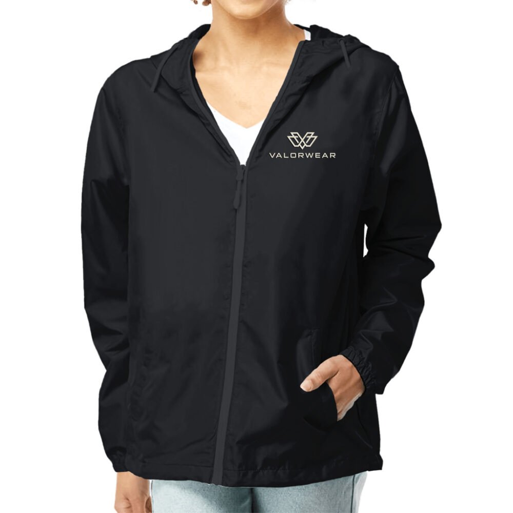 Unisex Lightweight Windbreaker Full-Zip Jacket - Image 4