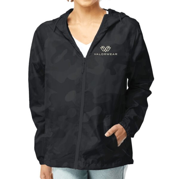 Unisex Lightweight Windbreaker Full-Zip Jacket - Image 5