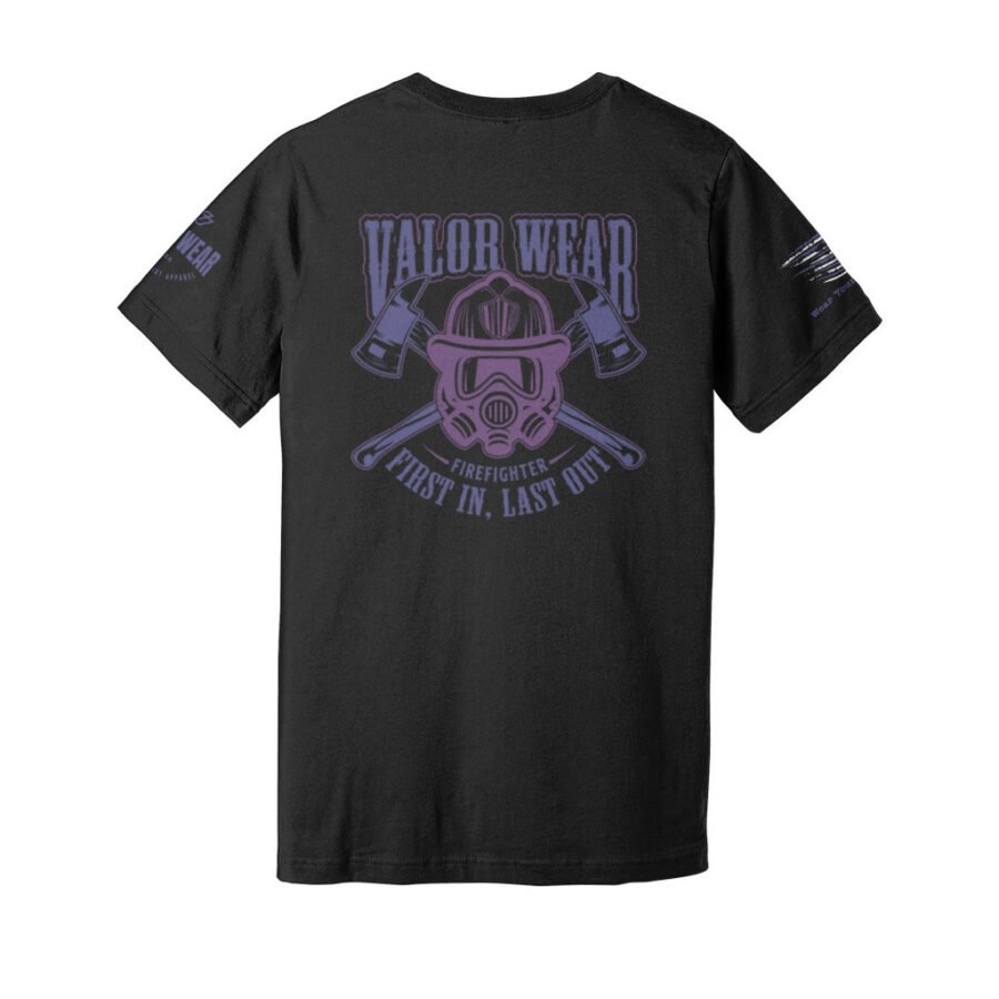 ValorWear Firefighter “First In, Last Out” Unisex Jersey Tee