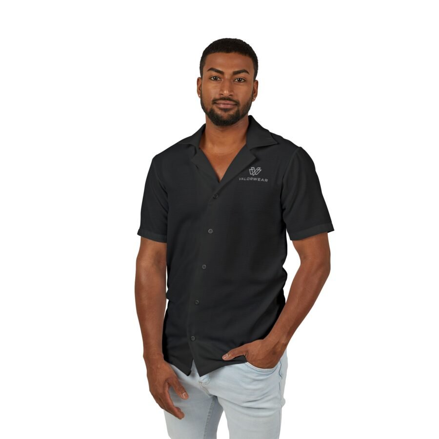 ValorWear Men’s Hawaiian Camp Shirt – Minimalist Edition