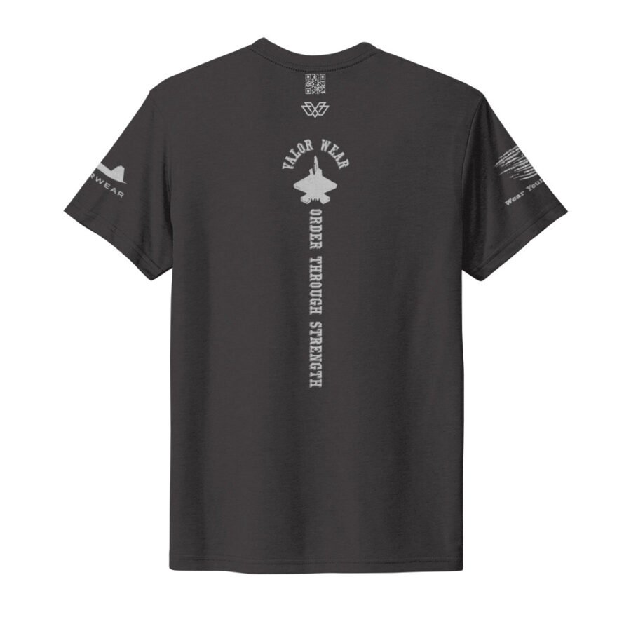 Order Through Strength – Men’s American Airpower Triblend Tee by ValorWear