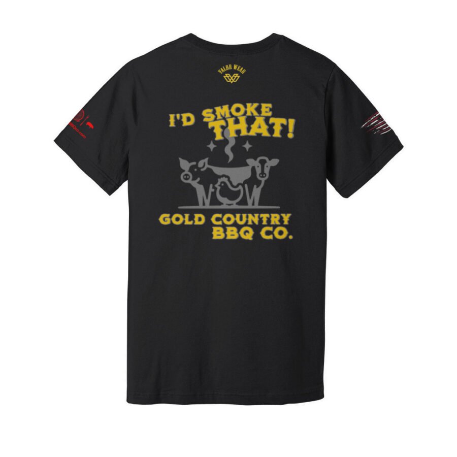 Gold Country BBQ T-Shirt – USA-Made Comfort and Style