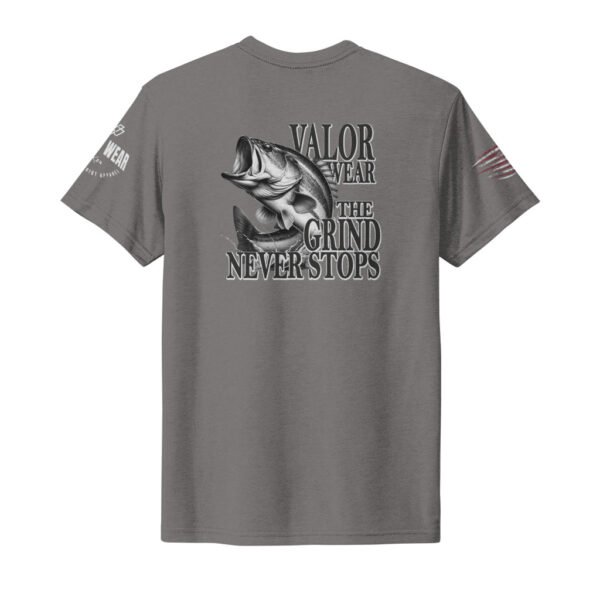 The Grind Never Stops - Men's Triblend T-Shirt by ValorWear - Image 7