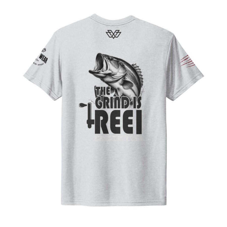 The Grind is Reel – Men’s Triblend T-Shirt by ValorWear