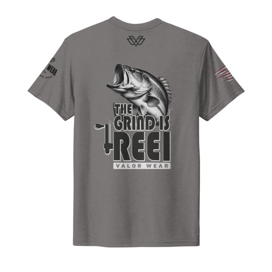 The Grind is Reel – Men’s Triblend T-Shirt by ValorWear