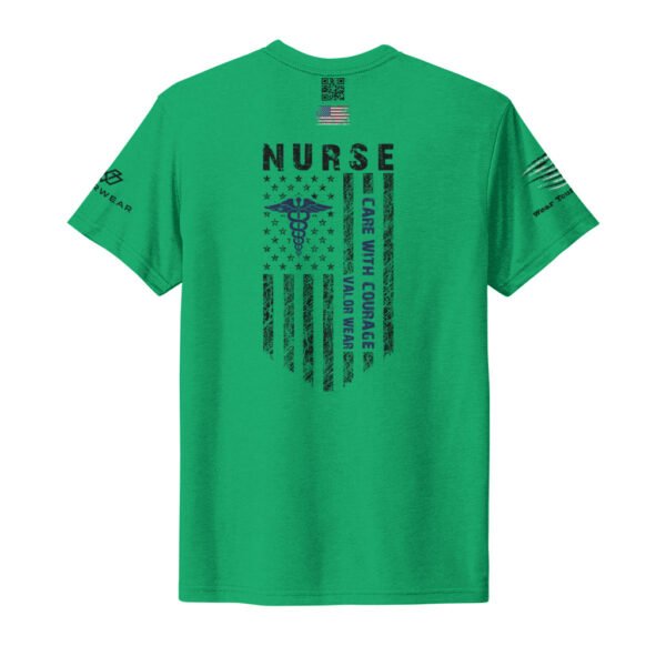 Care with Courage - Unisex Nursing Triblend Tee by ValorWear - Image 7