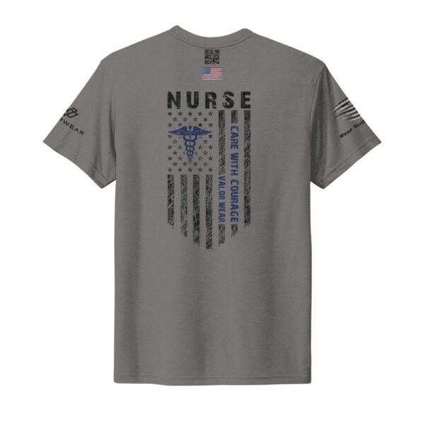 Care with Courage - Unisex Nursing Triblend Tee by ValorWear