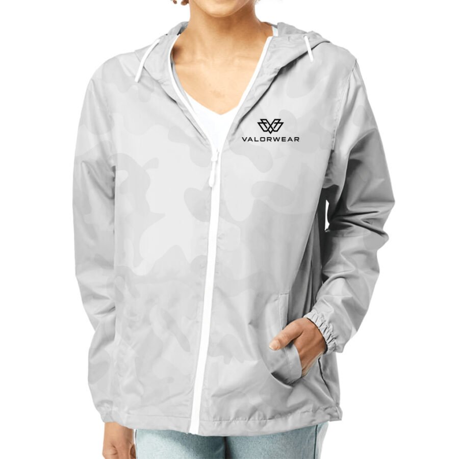 Unisex Lightweight Windbreaker Full-Zip Jacket