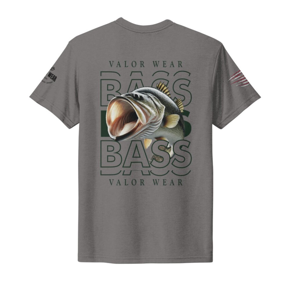 Bass 3D - Men's Triblend T-Shirt by ValorWear - Image 3