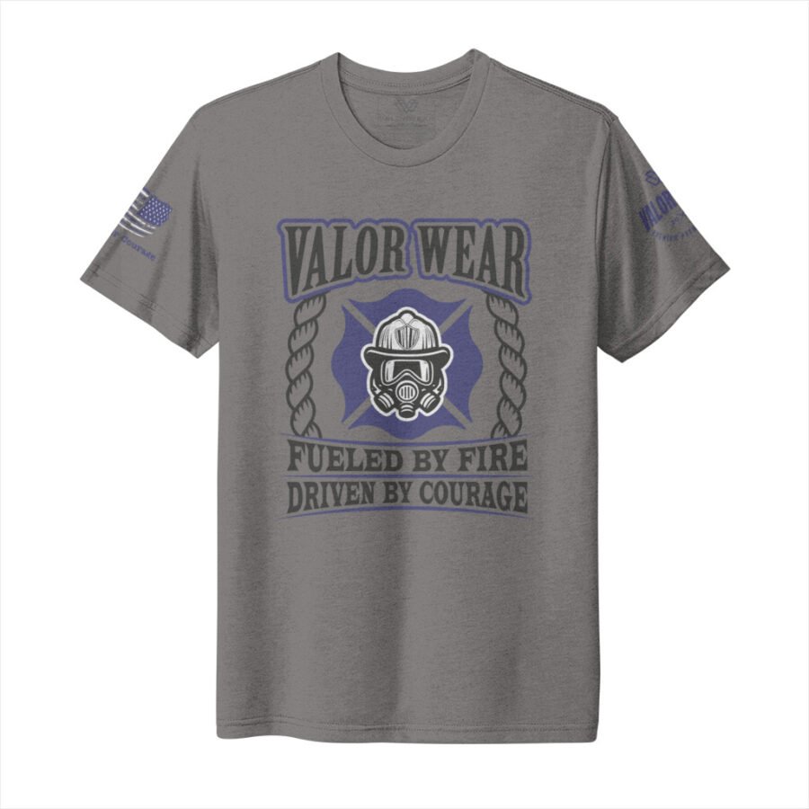 Driven by Courage – Firefighter Triblend Tee by ValorWear