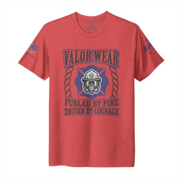 Driven by Courage - Firefighter Triblend Tee by ValorWear - Image 11