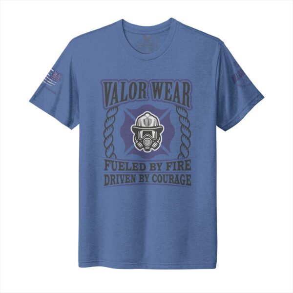 Driven by Courage - Firefighter Triblend Tee by ValorWear - Image 16