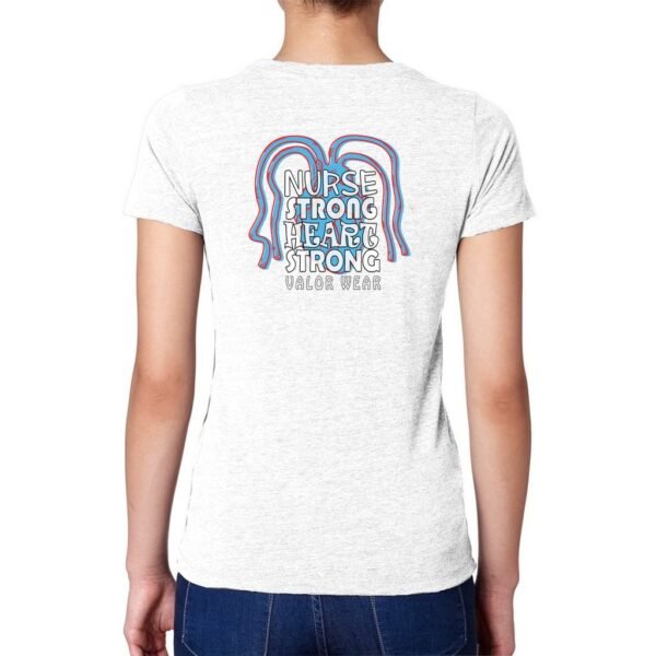 Heart Strong - Women’s Triblend Tee by ValorWear - Image 4