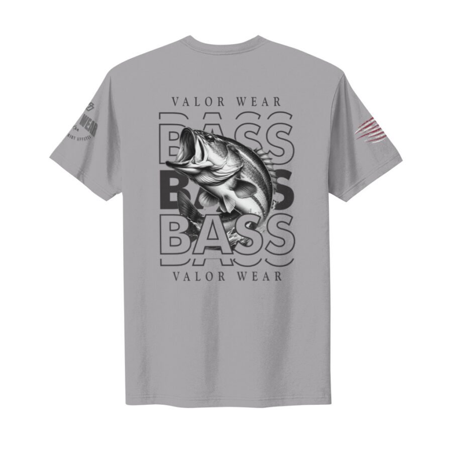 Bass, Bass, Bass – Men’s Cotton Short Sleeve Crew by ValorWear