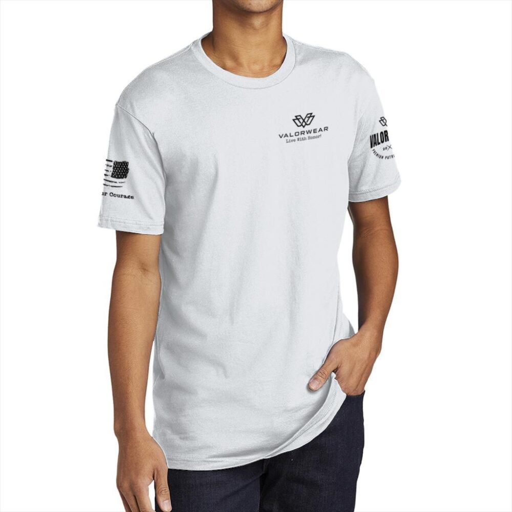 In Pursuit of Bass (Light) – Men's Cotton Short Sleeve Crew - Image 2