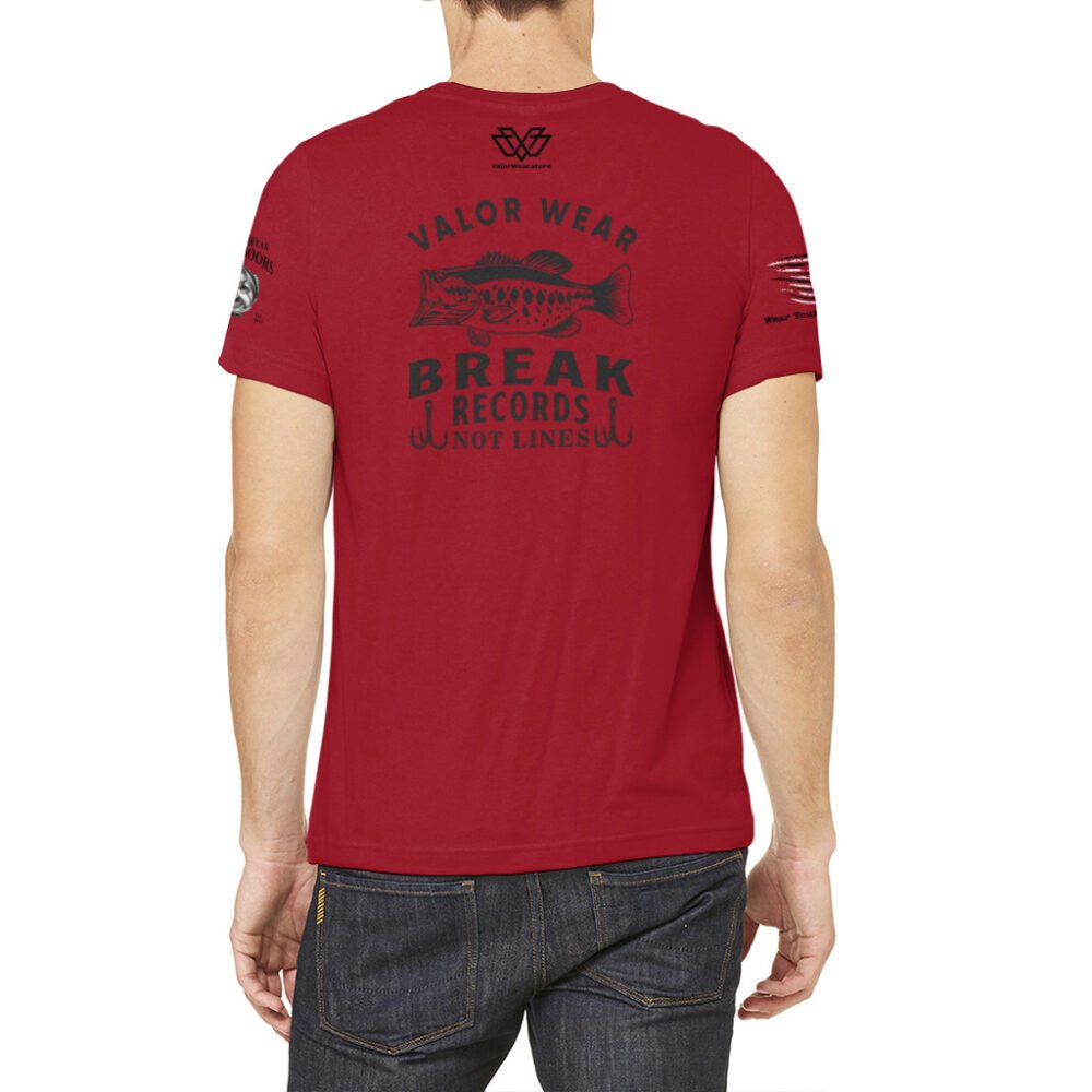 Break Records, Not Lines (Light) – USA-Made Unisex Jersey Tee - Image 5