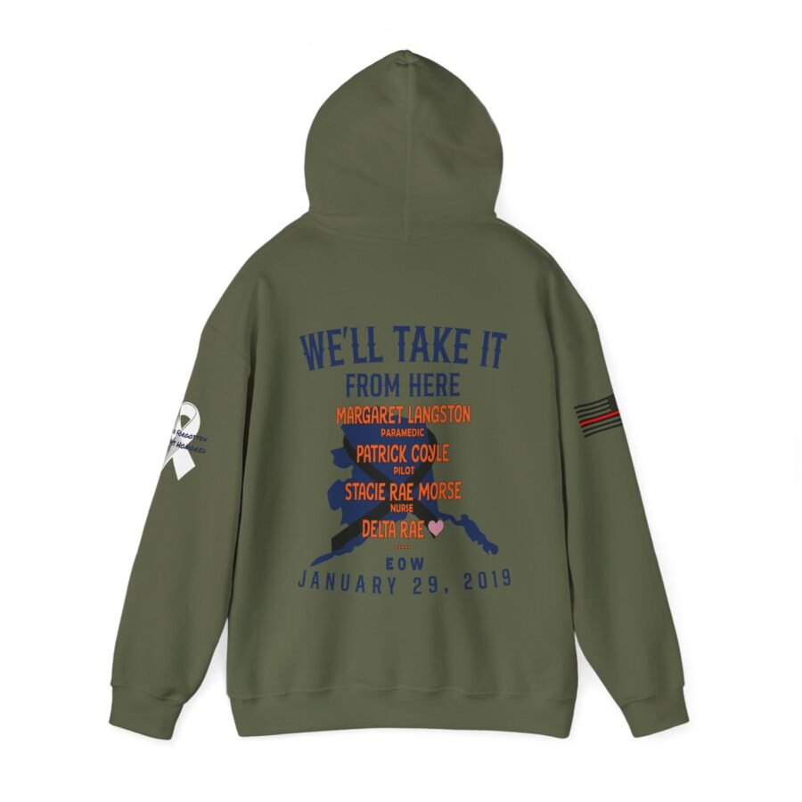Tribute Unisex Hooded Sweatshirt – We’ll Take It from Here!
