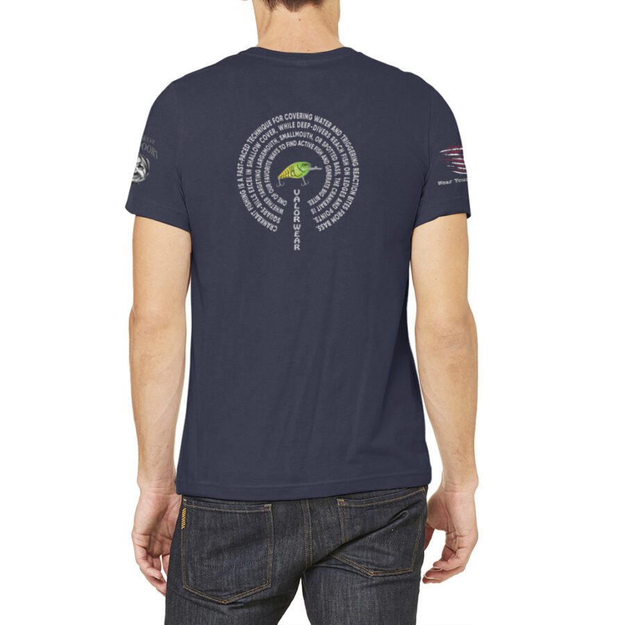 Circle Crankbait (Dark) – USA-Made Unisex Jersey Tee