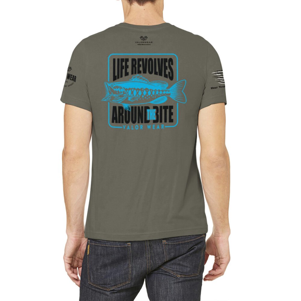 Life Revolves Around the Bite – USA-Made Unisex Jersey Tee - Image 5