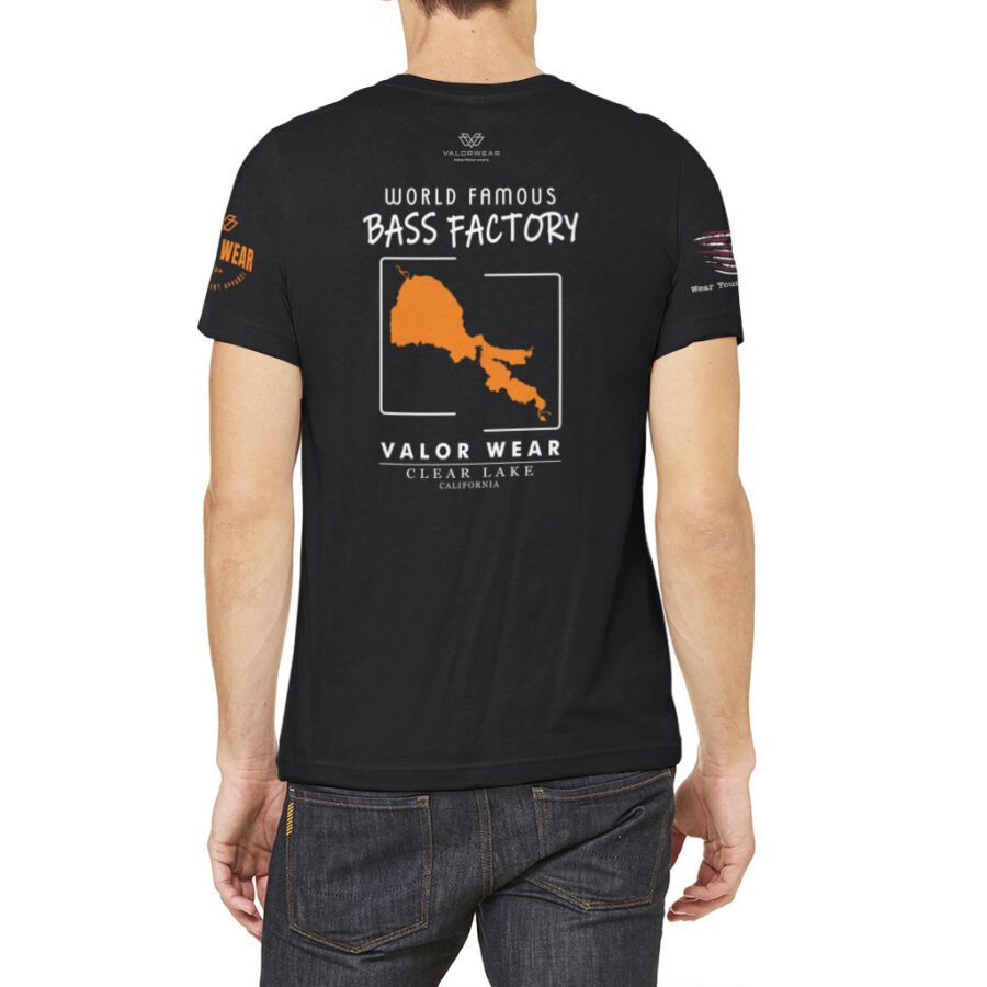 Clearlake Bass Factory – USA-Made Unisex Jersey Tee (Dark)