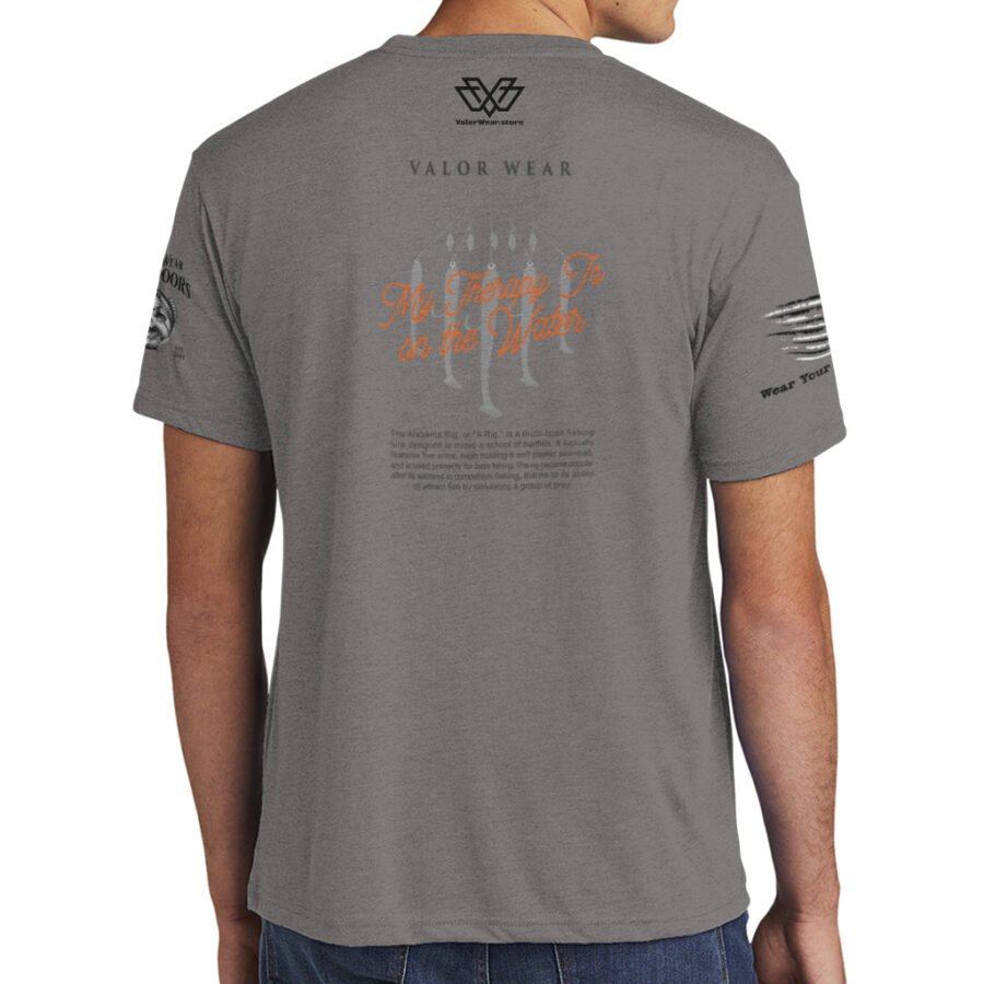 My Therapy Is on the Water (Light) – 6010 TriBlend Short Sleeve Crew