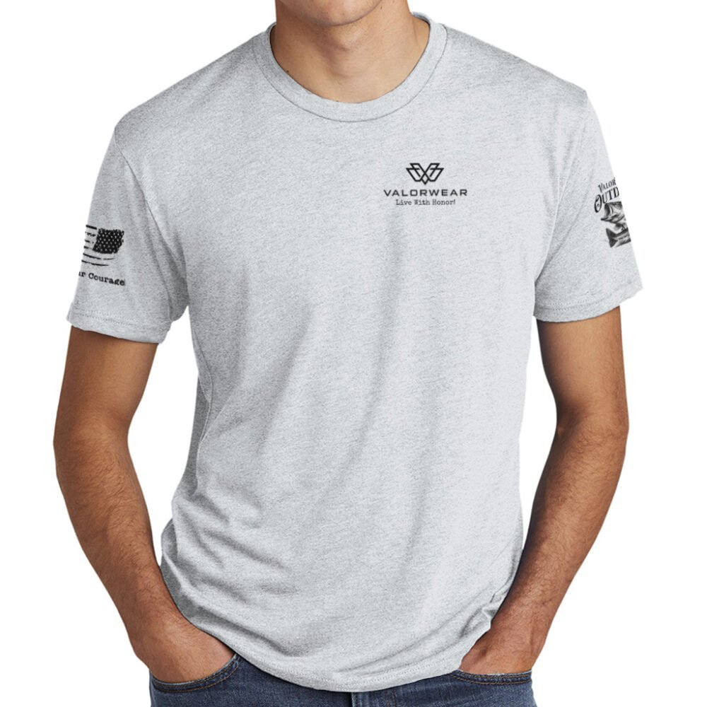 My Therapy Is on the Water (Light) – 6010 TriBlend Short Sleeve Crew - Image 2