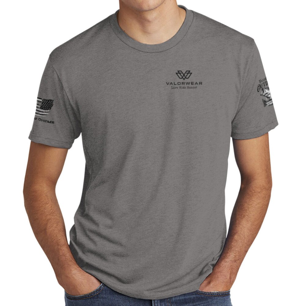 My Therapy Is on the Water (Light) – 6010 TriBlend Short Sleeve Crew - Image 4