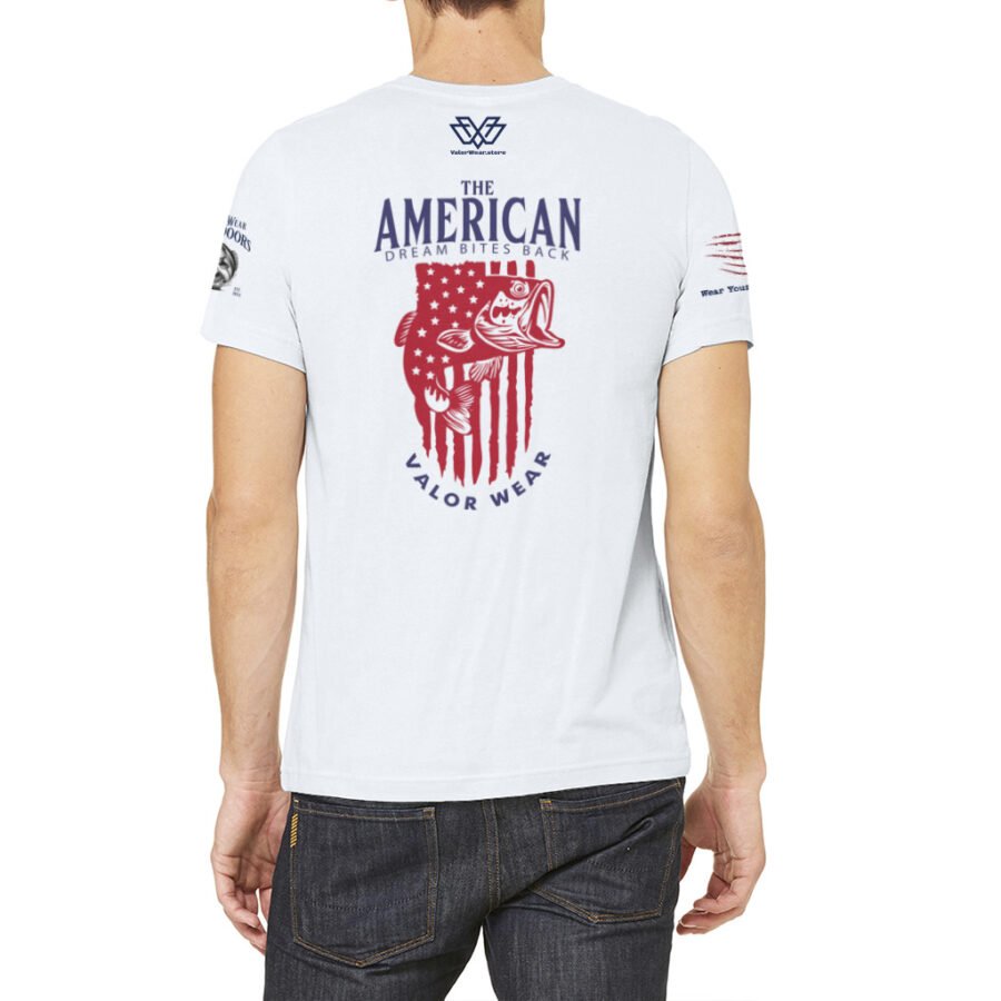 The American Dream Bites Back (Light) – USA-Made Unisex Jersey Tee