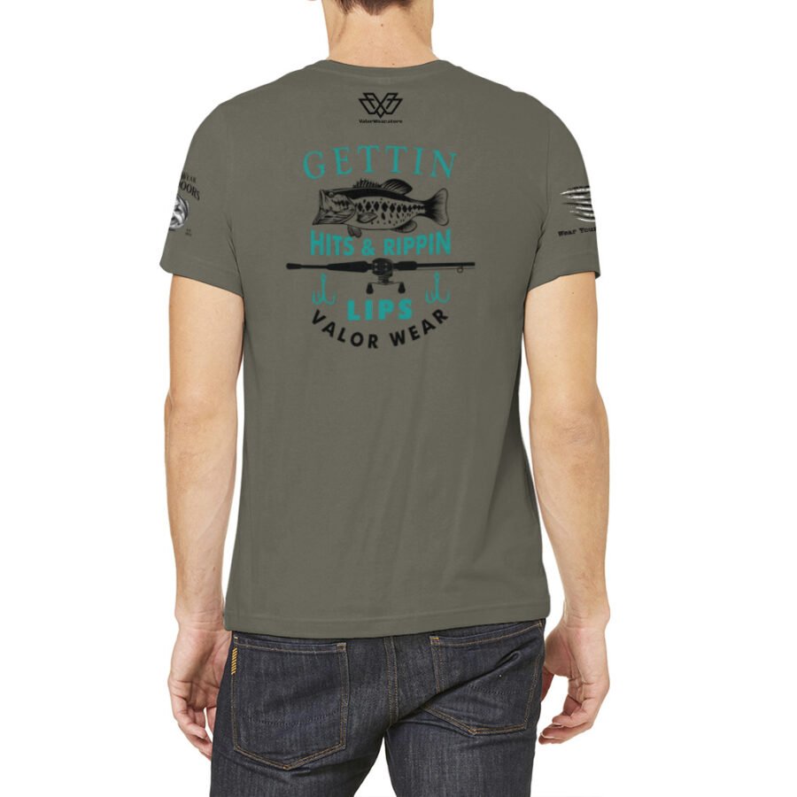 Gettin’ Hits and Rippin’ Lips (Light) – USA-Made Unisex Jersey Tee