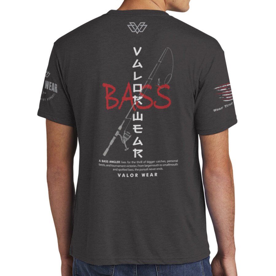 Bass Angler (Dark) – Men’s Triblend T-Shirt