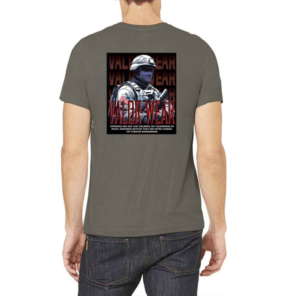 Veterans Bravery & Sacrifice – USA-Made Unisex Jersey Tee - Image 7