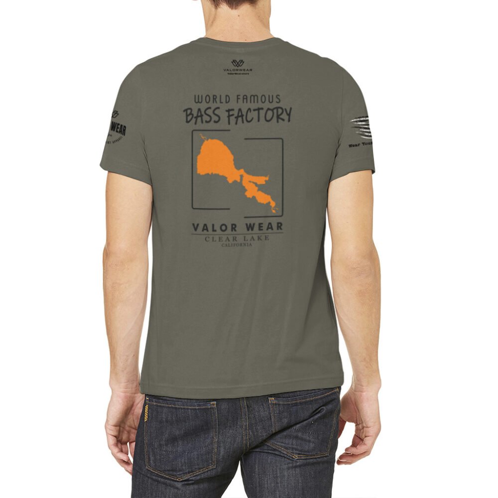 Clearlake Bass Factory – USA-Made Unisex Jersey Tee (Light) - Image 6