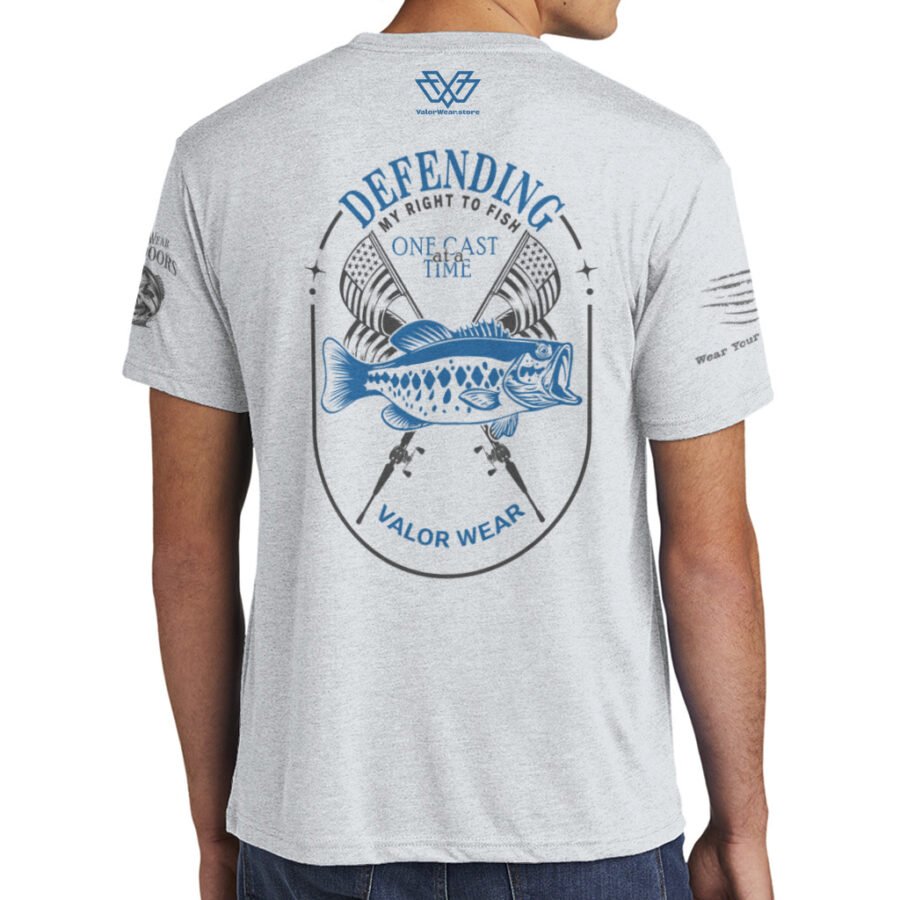 Defending My Right to Fish (Light) – Men’s Triblend T-Shirt