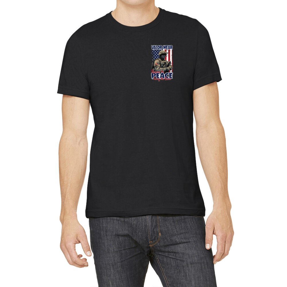 Facing the Chaos (Dark) – USA-Made Unisex Jersey Tee - Image 5