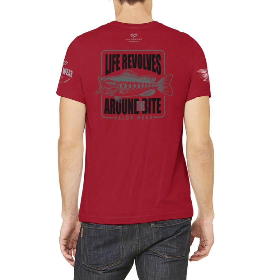 Life Revolves Around the Bite (Light) – USA-Made Unisex Jersey Tee