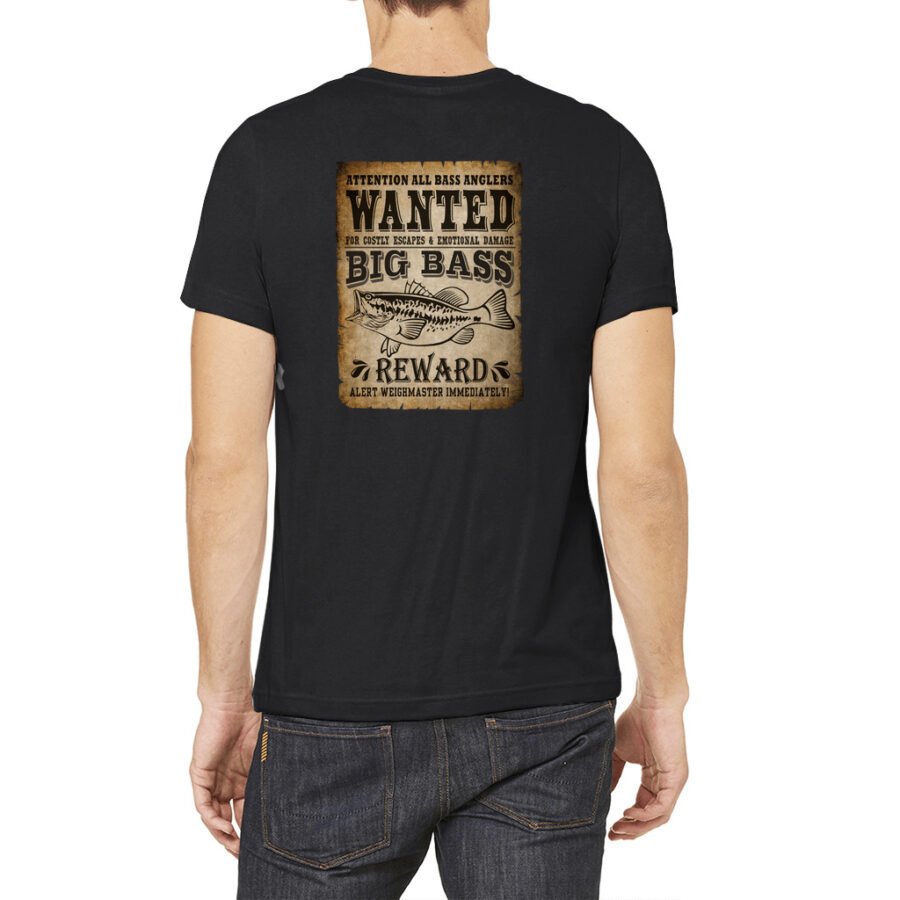 Big Bass Wanted – USA-Made Unisex Jersey Tee