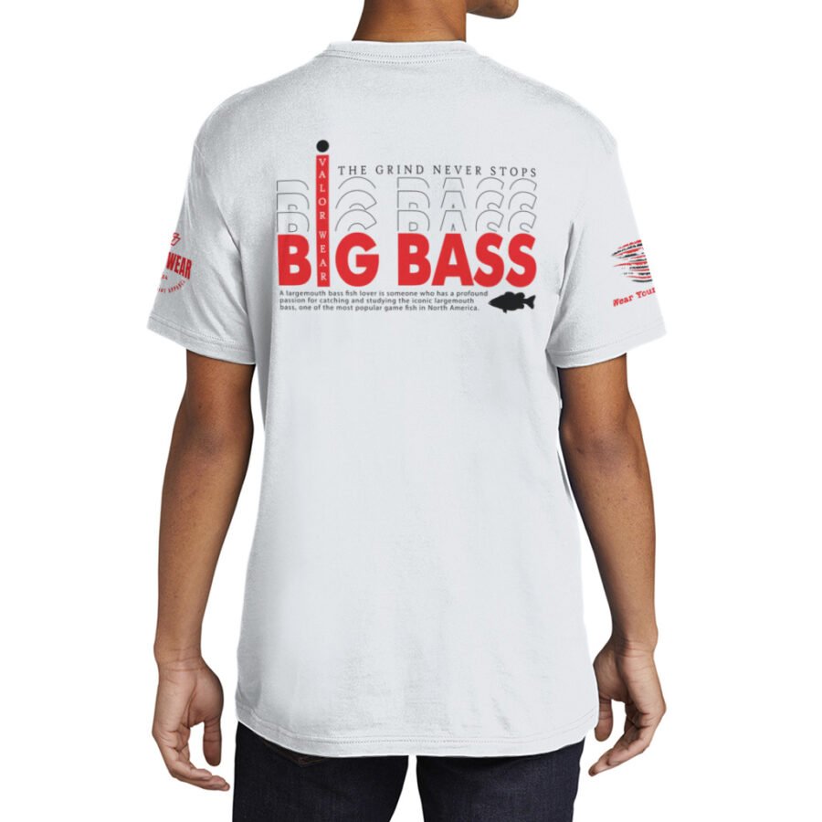 Big Bass Grind (Light) – Men’s Cotton Short Sleeve Crew