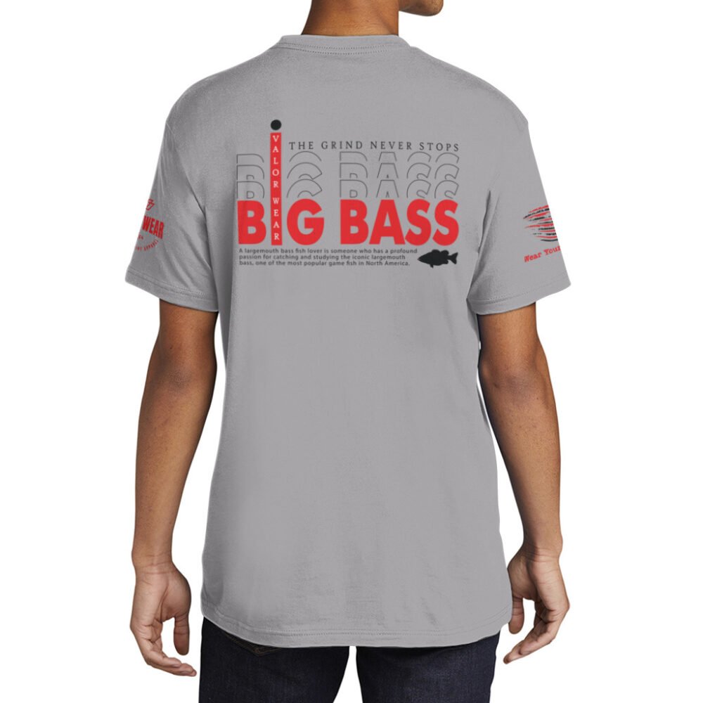 Big Bass Grind (Light) – Men's Cotton Short Sleeve Crew