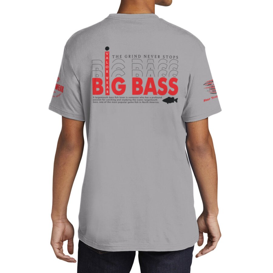 Big Bass Grind (Light) – Men’s Cotton Short Sleeve Crew