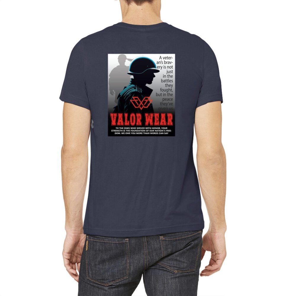 Veterans Bravery – USA-Made Unisex Jersey Tee - Image 5