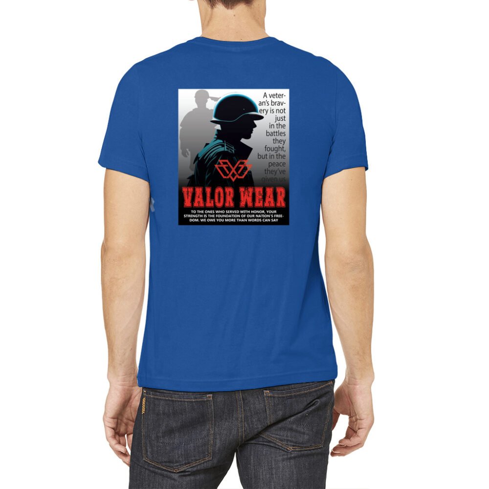 Veterans Bravery – USA-Made Unisex Jersey Tee - Image 7