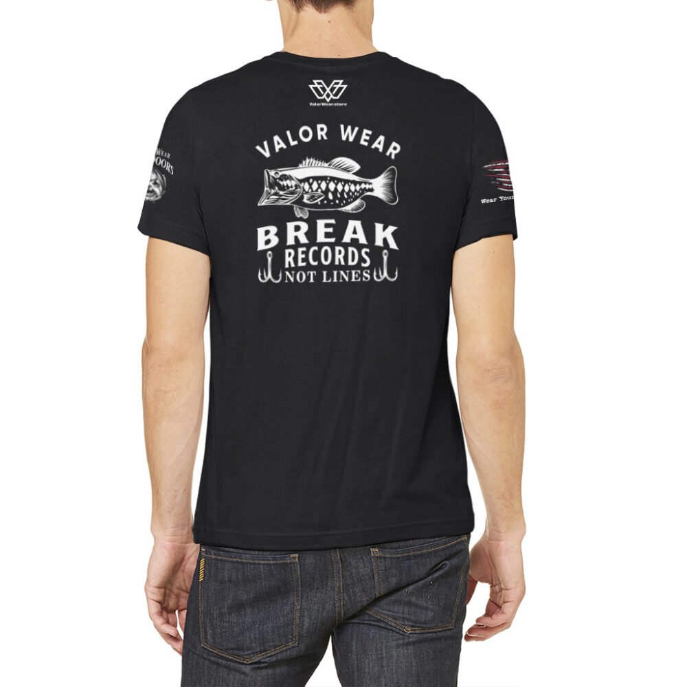 Break Records, Not Lines (Dark) – USA-Made Unisex Jersey Tee