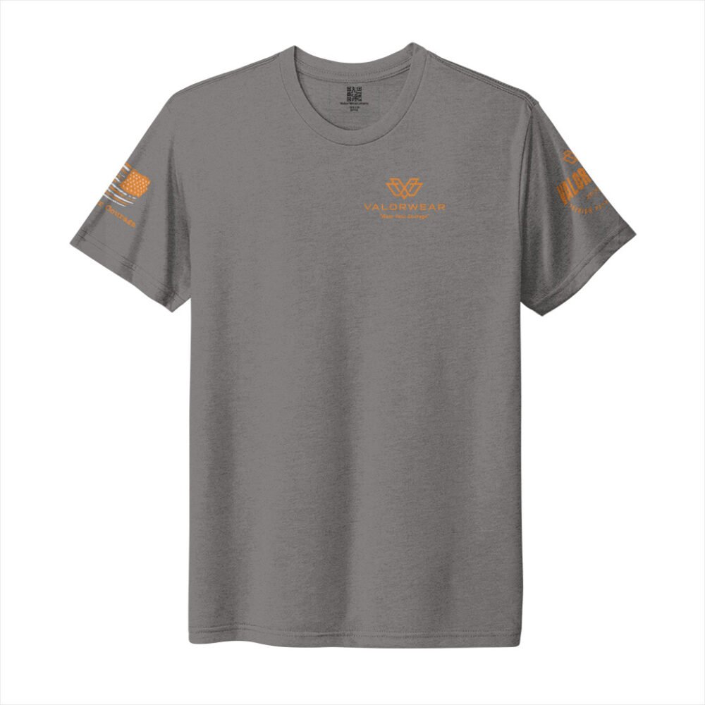 Bigger Bass, Bigger Thrill, Orange (Light) – ValorWear Triblend T-Shirt - Image 9