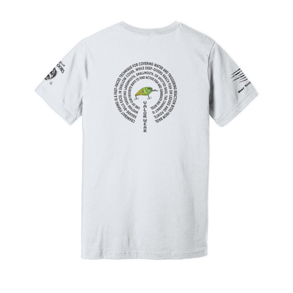 Circle Crankbait (Light) – USA-Made Unisex Jersey Tee - Image 3