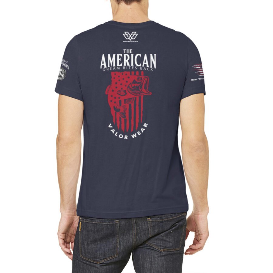 The American Dream Bites Back (Dark) – USA-Made Unisex Jersey Tee