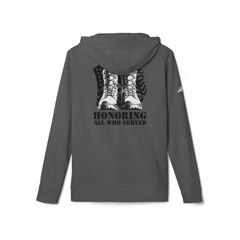 "Honoring All Who Served" Unisex Fleece Hoodie - Image 7