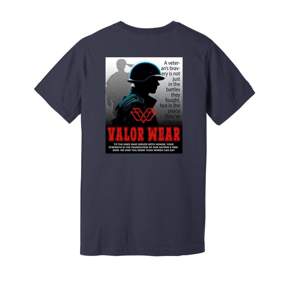 Veterans Bravery – USA-Made Unisex Jersey Tee by ValorWear - Image 6