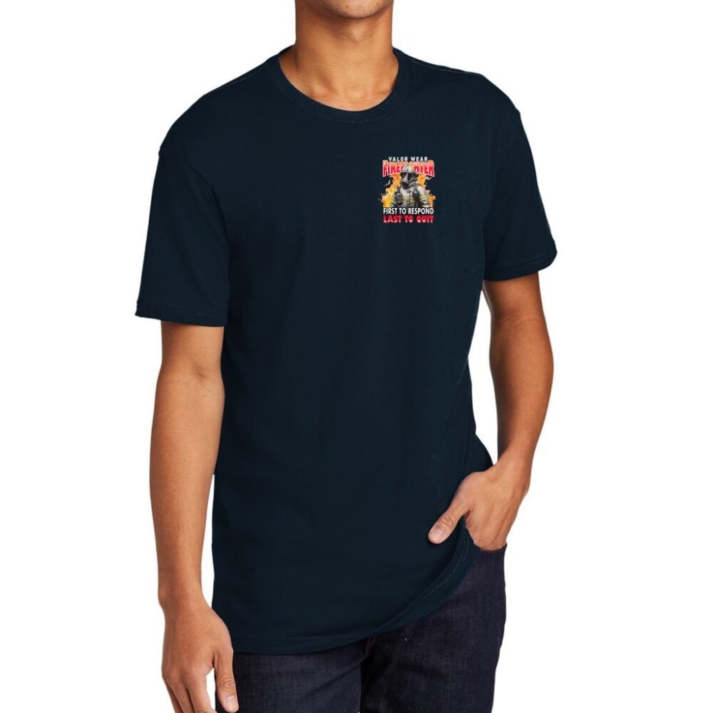 ValorWear "First to Respond, Last to Quit" – Men’s Firefighter T-Shirt - Image 6