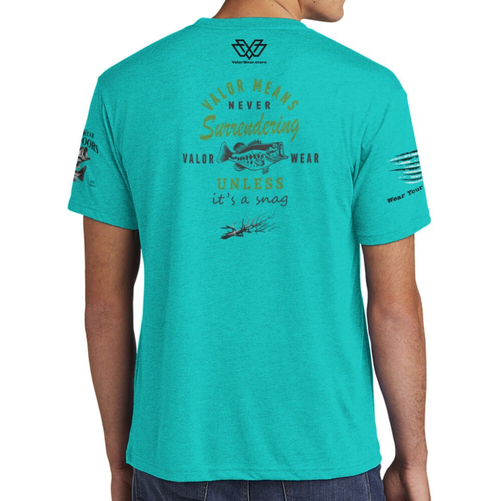 ValorWear "Never Surrender... Unless It’s a Snag" – Men’s Triblend T-Shirt (light) - Image 7