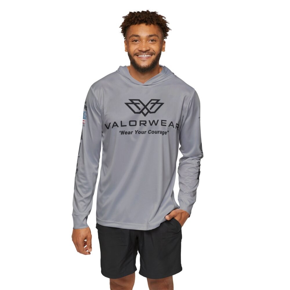 ValorWear Bass Fishing SPF50 Hoodie with Hood (Patriotic Edition) - Image 3